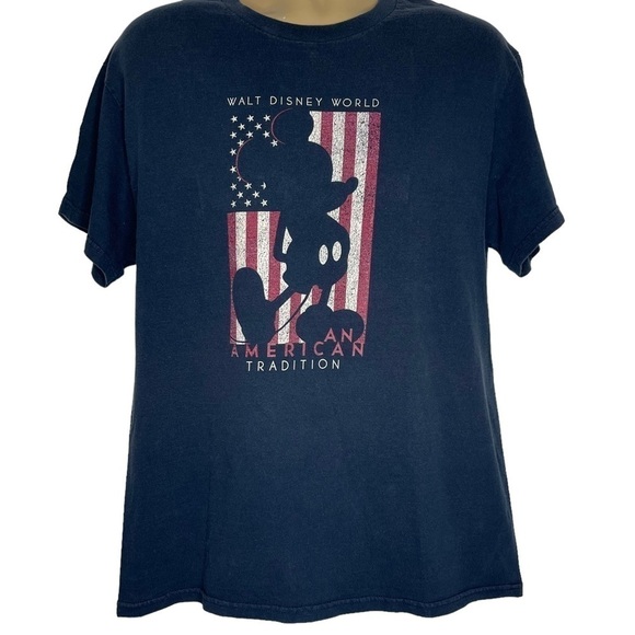 LAST CHANCE SALE! Walt Disney World American Tradition Mickey Tee - Picture 1 of 5